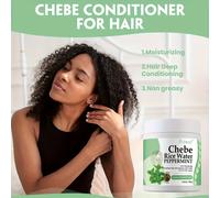 TEMU 250G Acondicionador Semipermanente para el Cabello con Agua de Arroz y Polvo (8.8 OZ), Hidratante, Acondicionador Semipermanente Natural, Previene la del Cabello