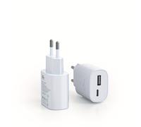 TEMU 25W cargador GaN PPS PD QC3.0 USB Tipo-C puerto carga rápida, compatible con for Samsung Xiaomi iPhone 15 14 Pro MAX iPad, teléfono móvil, reloj y otros adaptadores, Adaptador de Carga Rápida