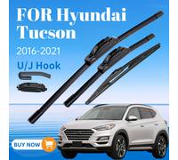 TEMU 26"+16"+14" Limpiaparabrisas de Repuesto para Hyundai Tucson 2016-2021, Juego Completo Delantero y Trasero, Duraderos Estables Silenciosos Toda (Paquete de 3)