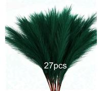 TEMU 27 piezas de de artificial verde | ElegantFlora vegetación de mesa bohemia de plástico para el hogar, decoración de , ideal para arreglos florales de boda y festivos, decoración para todo el año