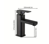 TEMU 29 Miembros de , 27 , Adecuado para Fiestas, Grifo Moderno de Cuadrado para Fregadero, Diseño de de Agua Fría y Caliente, Regalo para San Valentín, Regalo de Halloween y Navidad,