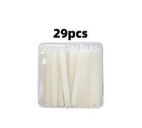 TEMU 29 velas mágicas mini esbeltas blancas de 11 cm x 0,5 cm en plástica