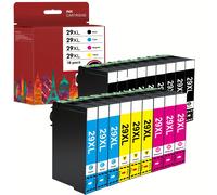 TEMU 29XL 29 XL de tinta compatible para Epson 29XL Multipack para Home XP-235 XP-245 XP-247 XP-332 XP-335 XP-342 XP-345 XP-432 XP-435 XP-442 XP-445 Cartuchos de impresora (Paquete de 18)