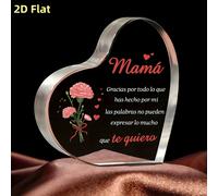 TEMU 2D , 1 Pieza "" Adorno Acrílico de , con Adornos de para una Confesión Sincera, y Relajante - Un Regalo para , para de la , o Acción de Gracias, Condensando y Amor por en