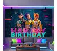 TEMU 2D , 1 Pieza Gran Banner de de K-Pop en 2D, 1 Pieza Decoración de Pared para Fiestas en Habitaciones, Transmisiones , ¡Interior y Exterior!