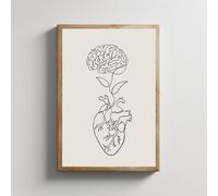 TEMU 2D , 2D , 1 pieza, 12X16 Pulgadas, Sin , Impresión Artística de y , Póster de Anatomía Neutra, Decoración para Oficina Médica, de Pared Imprimible de Psicología, de Neurociencia de y