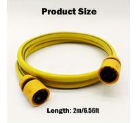 TEMU 2m/6.56ft Manguera de Jardín, Extensión con Conector Rápido 1/2 para y Lavar Mascotas