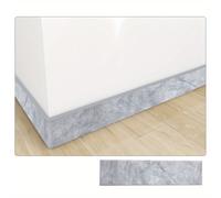 TEMU 2m/Rollo de Zócalo Autoadhesivo y - Protección 3D Anticolisión, Material NBR de Calidad, 8 Opciones de Color para Decoración del Hogar DIY, Dormitorios y Áreas con Tráfico