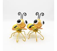 TEMU 2pcs/4pcs/8pcs Decoración de Jardín en Hierro para Exterior e Interior, Adorno para Césped y Patio