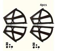 TEMU 2pcs/4pcs Bisagras Modernas para Armario de Zapatos Mate - Fácil Instalación, Panel Giratorio para Puertas, Ideal para Cocina, Sala y Porche - Plástico