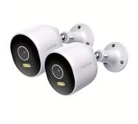 TEMU 2pcs Cámara de Seguridad LaxiHub para Exteriores, Resolución 3MP 1296P, CCTV con /SD ( 256G), Detección AI de Movimiento, Visión Nocturna a Color, Audio Bidireccional y Control por App