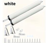 TEMU 2pcs Cerradores de Puertas Resistentes al Viento y de Resistencia con Velocidad Ajustable, Acabado Metálico , Control Táctil y Remoto - Seguridad para el Hogar