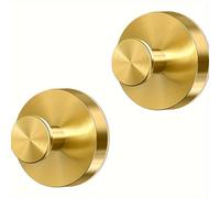 TEMU 2pcs de Inoxidable con Ducha - Instalación Fácil, Montaje en Sin Taladro Toallas, Batas y