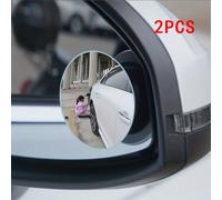TEMU 2pcs Espejos retrovisores para automóviles, espejo redondo de alta definición, espejo de punto ciego ajustable de 360 grados, espejo de ángulo amplio