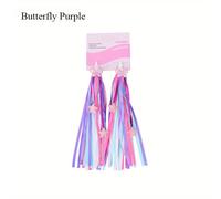 TEMU 2pcs Guirnaldas de Manillar de Bicicleta de Estrella Coloridas - Decoraciones de Borlas de Resina, Cintas Multicolores para Bicicletas de y Manillares, Accesorios para Bicicletas