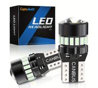 TEMU 2pcs LupuAuto 194 T10 Bombillas LED para Coche - Luz de Cuña 360° Súper , /Azul Hielo/, Instalación Fácil , Compatible con 168 2825 W5W, Sin Errores para , Mapa, Matrícula y Más