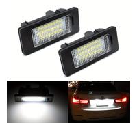 TEMU 2pcs Luz de Matrícula para BMW E90 M3 E92 E70 E93 E39 F30 E60 E61 Productos para Coche Luces de Matrícula 24LED Sin Erro