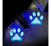 TEMU 2pcs Luz de Puerta con Logo Proyector LED para Puerta de Coche, Luces de Bienvenida de Cortesía con de Chica, Regalo de Proyección de Luz, Luz Nocturna de Puerta con Festivo