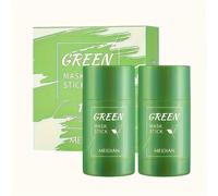 TEMU 2pcs Mascarilla de Té Verde en Barra Crema Hidratante Sólida