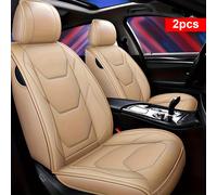 TEMU 2pcs para Asiento de Coche Ajustable - Fácil Instalación, Cuero PU con Cojín de Esponja, Protección para Todo , Solo Limpieza a o - Protector de Asiento Delantero Individual
