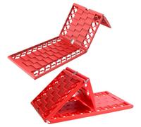 TEMU 2pcs/set Plegable de de Emergencia para Neumáticos, Car Escaper, Ideal para Desatascar tu Coche de Nieve, Hielo, y Arena