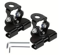 TEMU 2pcs Soportes Ajustables para Luces LED - Aluminio Duradero, Fácil Instalación para Coches, Camiones, UTVs y SUVs, Soporte para Foco, No Destruyente