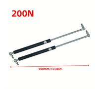TEMU 2X Amortiguadores de Gas 300-600mm 200N para Capó Delantero, Maletero Trasero y Puerta Trasera, Barra de Soporte y Elevador