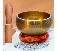 TEMU 3.15 pulgadas Cuenco tibetano a - y para yoga, curación con sonido, de chakras y práctica de la atención - para tocar fácilmente, para la meditación y la relajación