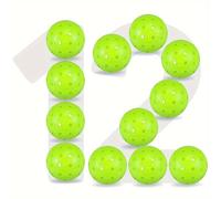 TEMU 3/6/12 paquetes de bolas de pickleball al , 40 agujeros de pickleballs para deportes al , bolas de pickle resistentes y de para todas y pistas de pickleball