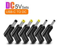 TEMU 3/6 piezas USB C a Adaptador 5V, USB 3.1 Tipo C Hembra a Adaptador, Adaptador de Carga de con PD USB-C, Conector para Radio, Router, Carga de Alimentación Móvil, Conecto