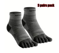 TEMU 3 , calcetines deportivos WRELS de dedos para exteriores, medias , 200 agujas material cómoda y transpirable antideslizante media pierna muy adecuadas para senderismo ciclismo esquí fitness viaje