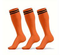 TEMU 3 De Calcetines Altos De Fútbol Para Jóvenes Y Adultos, Transpirables Y Antideslizantes, Calcetines Deportivos Para Ciclismo, Escalada, Correr En Verano, Estilo Unisex Medias Altas