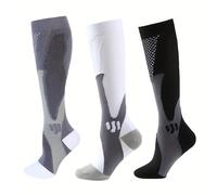TEMU 3 de calcetines de compresión de tobillo para hombres y mujeres - Soporte de de nailon para correr, caminar, ciclismo y - Diseño de malla transpirable, regalo ideal para y , calcetines de tobillo