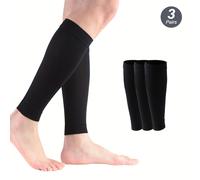 TEMU 3 de de pierna de compresión de presión media 25-30 en negro o beige, tallas S-XL, con construcción de tejido de punto, lavable a máquina, para cuidado personal y de la piel.