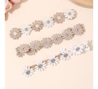 TEMU 3 diademas florales elegantes para el cabello con diseño elástico práctico, accesorios encantadores para el cabello para uso diario, opción ideal para regalos