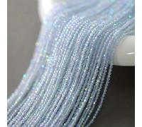 TEMU 3 Hebras . 530-550 Piezas Cuentas Redondas Facetadas Ultra Pequeñas de 2mm, Borlas de Vidrio Sueltas para , DIY Joyería para Anillos, Pulseras y Collares