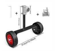 TEMU 3-Pack ProGarden Mochila y Soporte Lateral para Cortacésped con Ruedas de Soporte Portátiles, Ajuste Universal 26/28mm para Cortasetos de Jardín