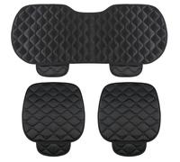 TEMU 3 Piezas de Cojín para Asiento de Auto en Color Sólido, Elegante, , Portátil, Fácil de Instalar, Universal para Todas