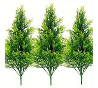 TEMU 3 piezas de conjunto de árboles de artificial realista con - para decoraciones navideñas y de boda, uso interior/exterior, sin macetas incluidas.