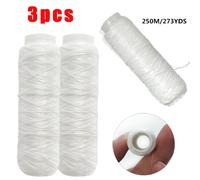 TEMU 3 piezas de hilo de pescar elástico invisible con de almacenamiento - Carrete de 0.2mm 250m/273yd, hilo fuerte y elástico para retención del , equipo de pesca para lanzamiento