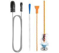 TEMU 3 Piezas de Limpiador de Desagües y Herramientas de Limpieza, Desatascador para Fregadero, Atrapapelos para Ducha, Kit Multifuncional para Tuberías, Ideal para Cocina y Baño
