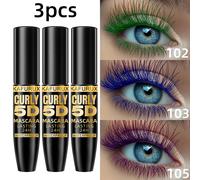 TEMU 3 Piezas de Máscara Impermeable, Colores y Ligeros, Resistente al , Maquillaje Duradero para Ojos, Portátil Ideal Para Principiantes