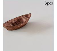 TEMU 3 Piezas de Mini Barcos Flotantes - Barcos en Miniatura Ideales para Acuarios, Bañeras - Modelos de Barcos Duraderos para Decoración de Peces, Estanques y Baños, Mini Barcos para Más de 40