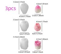 TEMU 3 Piezas de Molde de Silicona para Velas Aromáticas de , Ideal para Hacer Velas, Resinas, Jabones Líquidos y Manualidades de Yeso, Además de Regalos para , Día de la y San Valentín