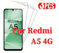 TEMU 3 piezas de protector de pantalla de vidrio de 0,33 mm para Xiaomi para Redmi A5 4G/5G, película de vidrio templado para Redmi A5 4G, protector de pantalla de vidrio para Redmi A5 4G