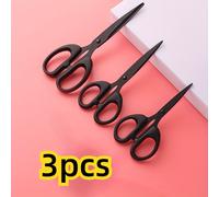 TEMU 3 Piezas de Tijeras de Acero Inoxidable de Cuchilla Afilada y Resistente con Mango Ergonómico - Corte Ideal para Hogar, Oficina, Tijeras para Cortar Papel, Cartón, Tela (Perfectas para s &)