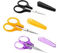 TEMU 3 Piezas de Tijeras de Precisión Pequeñas con Hojas de Acero Inoxidable y - Mini Tijeras para Detalles, Ideales para Scrapbooking, Manualidades , de Tarjetas - Perfectas para y Profesionales