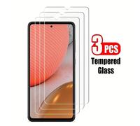 TEMU 3 piezas de vidrio templado para for Samsung Galaxy A42 A51 A52 A52s A53 A54 A55 A73 5G A50 A56 A70 A70S A71 A72, película de pantalla
