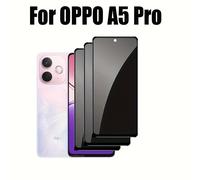 TEMU 3 piezas para OPPO A5 Pro A5X A5 X 4G 5G Protector de Pantalla Completo -Espía Privacidad Película Cerámica + Lente Cámara