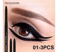 TEMU 3 Piezas/Set Delineador de Ojos Impermeable y Antitranspirante - , Duradero, Antimanchas, Aplicación , Maquillaje Natural, un Maquillaje de Ojos y , Herramienta de Maquillaje Diario